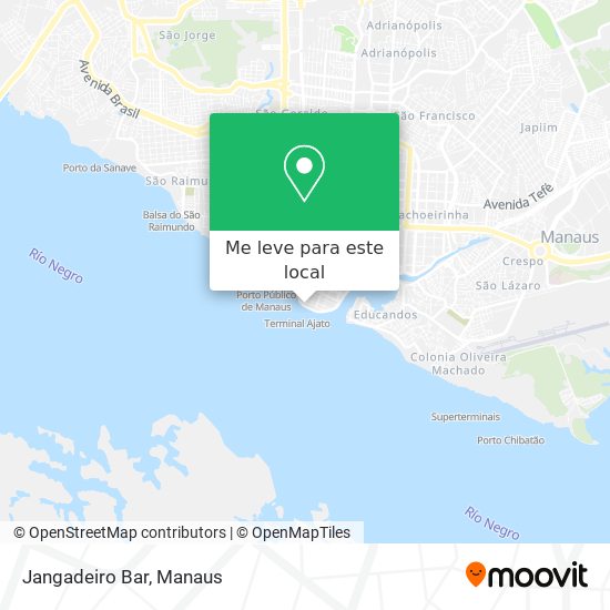 Jangadeiro Bar mapa