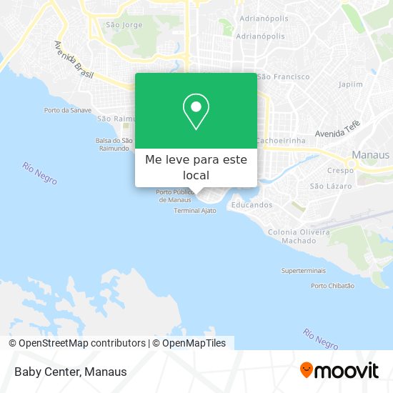 Baby Center mapa