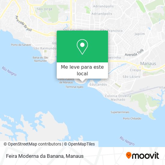 Feira Moderna da Banana mapa
