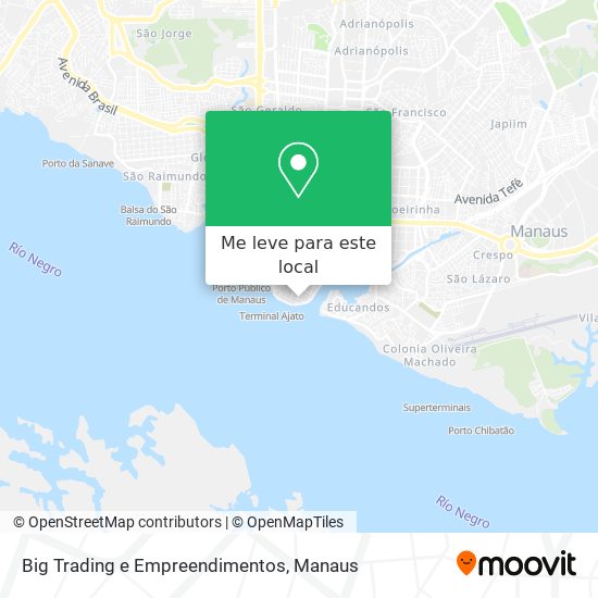 Big Trading e Empreendimentos mapa