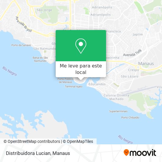 Distribuidora Lucian mapa
