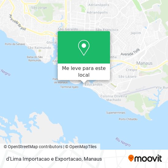 d'Lima Importacao e Exportacao mapa