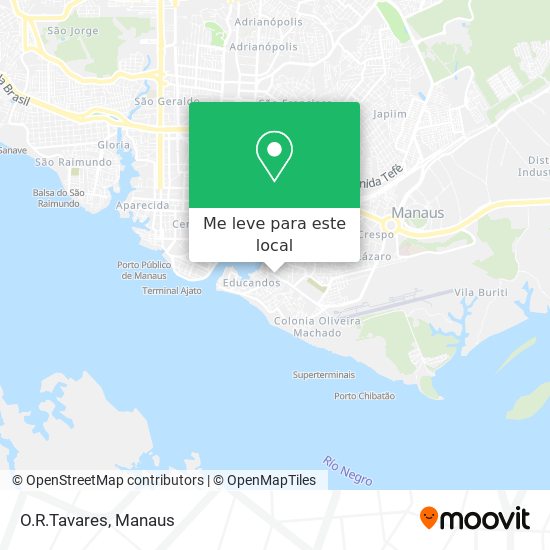 O.R.Tavares mapa