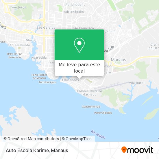 Auto Escola Karime mapa