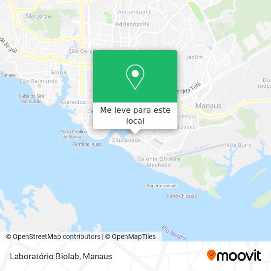 Laboratório Biolab mapa