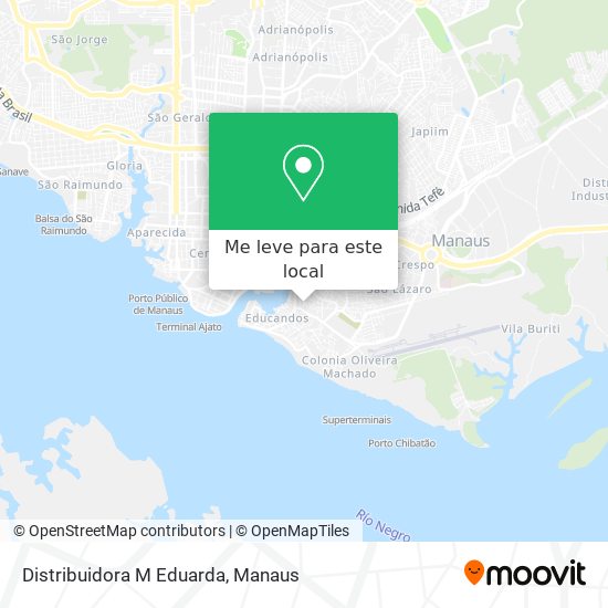 Distribuidora M Eduarda mapa