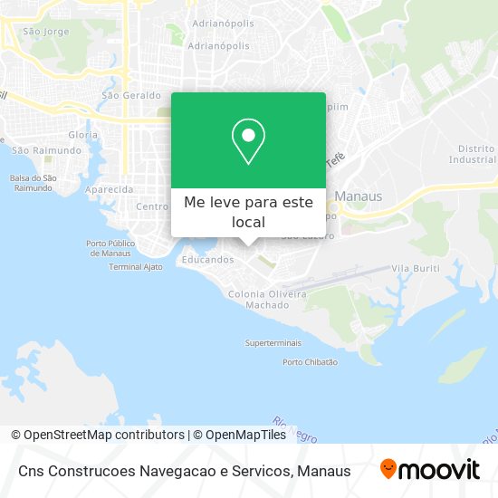Cns Construcoes Navegacao e Servicos mapa
