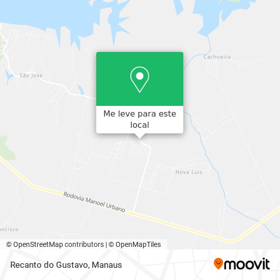 Recanto do Gustavo mapa