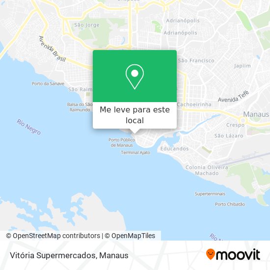 Vitória Supermercados mapa