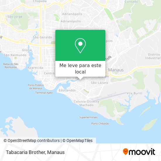 Tabacaria Brother mapa