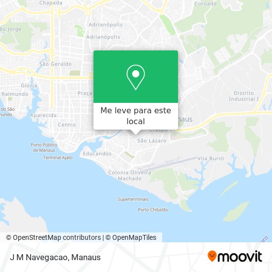 J M Navegacao mapa