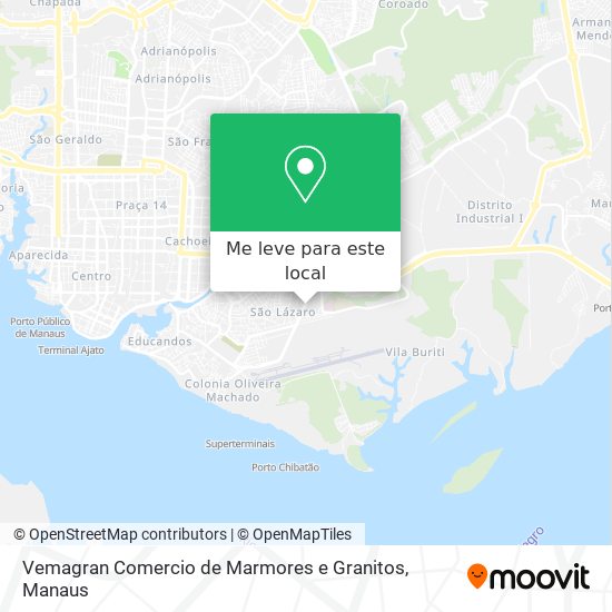Vemagran Comercio de Marmores e Granitos mapa