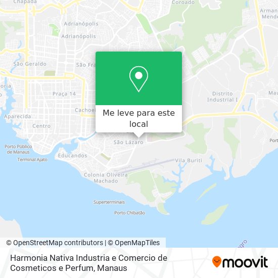 Harmonia Nativa Industria e Comercio de Cosmeticos e Perfum mapa