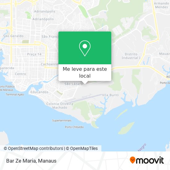 Bar Ze Maria mapa