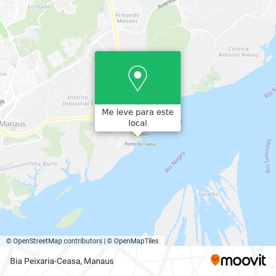 Bia Peixaria-Ceasa mapa