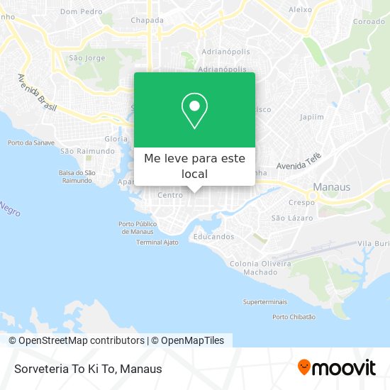 Sorveteria To Ki To mapa