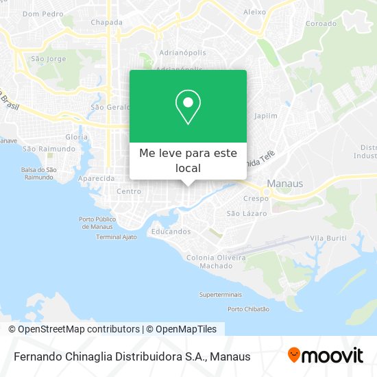 Fernando Chinaglia Distribuidora S.A. mapa
