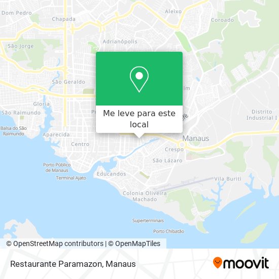 Restaurante Paramazon mapa