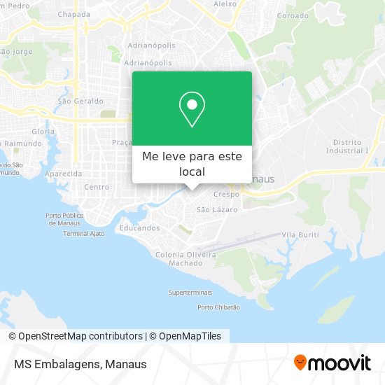 MS Embalagens mapa