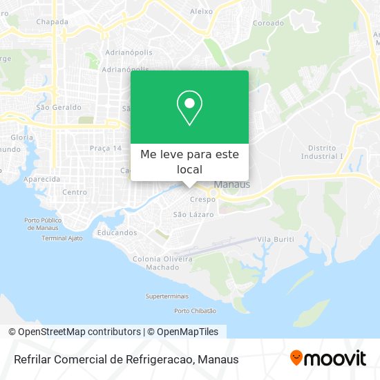 Refrilar Comercial de Refrigeracao mapa
