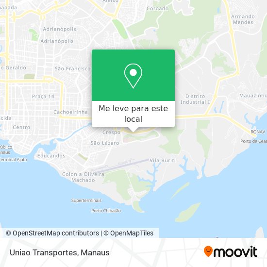 Uniao Transportes mapa