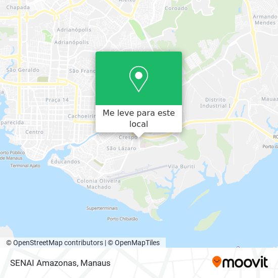 SENAI Amazonas mapa