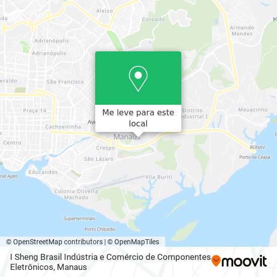 I Sheng Brasil Indústria e Comércio de Componentes Eletrônicos mapa