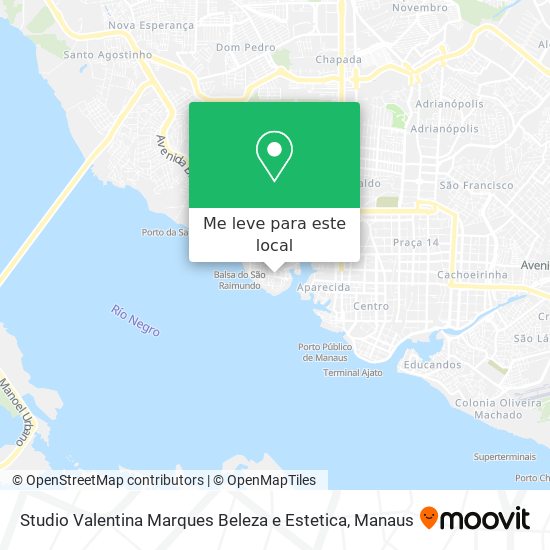 Studio Valentina Marques Beleza e Estetica mapa