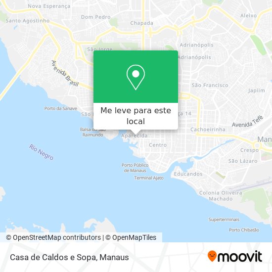Casa de Caldos e Sopa mapa