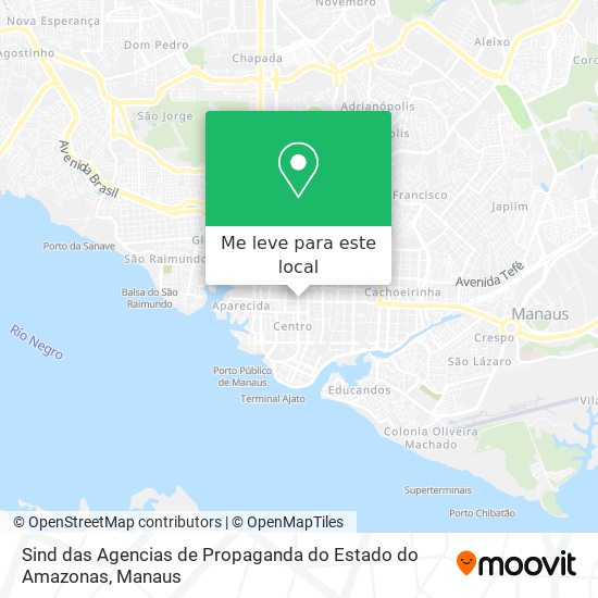 Sind das Agencias de Propaganda do Estado do Amazonas mapa