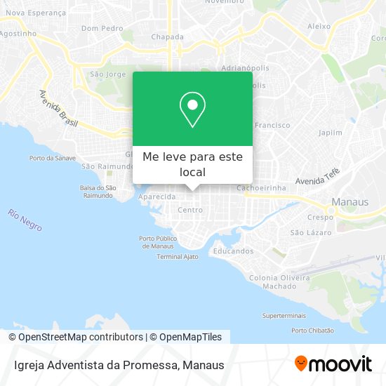 Igreja Adventista da Promessa mapa