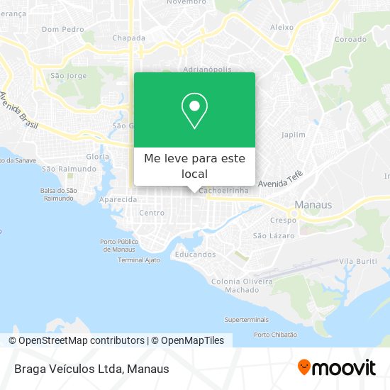 Braga Veículos Ltda mapa