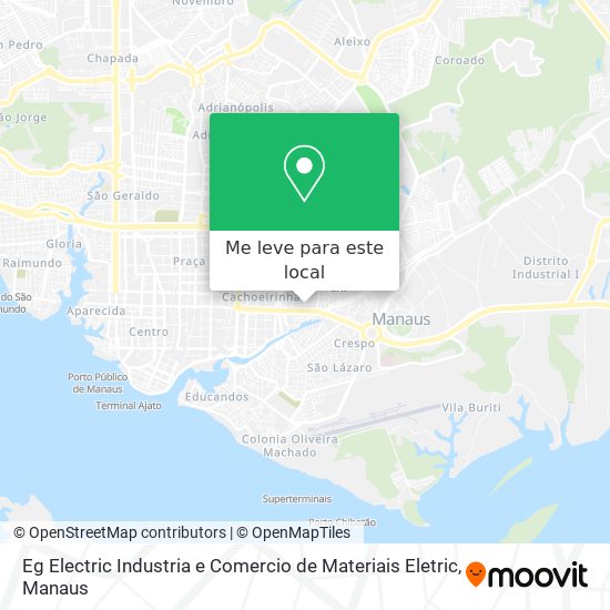 Eg Electric Industria e Comercio de Materiais Eletric mapa