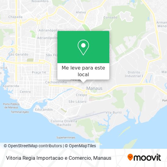 Vitoria Regia Importacao e Comercio mapa