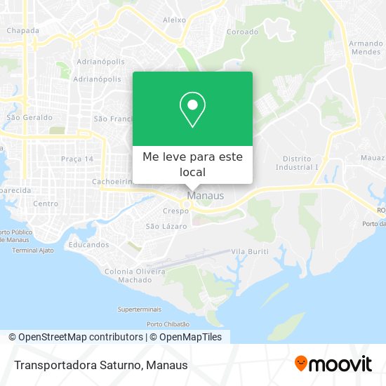 Transportadora Saturno mapa