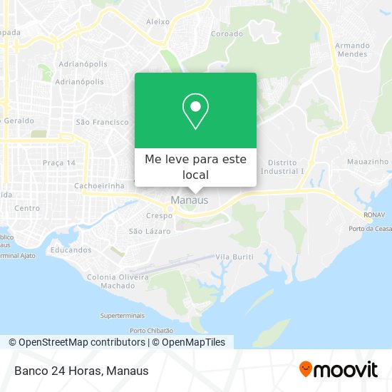 Banco 24 Horas mapa
