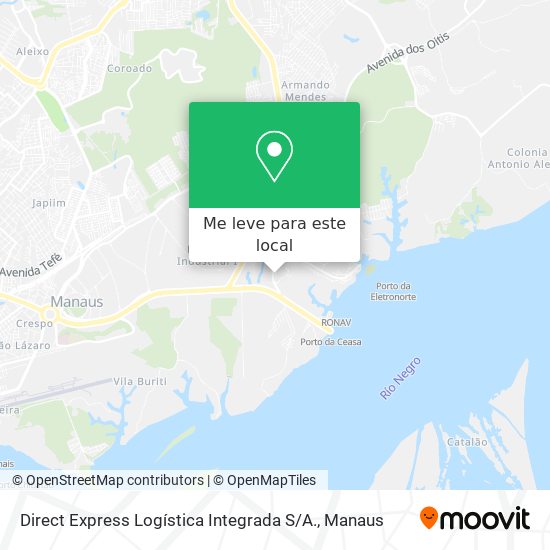 Direct Express Logística Integrada S / A. mapa