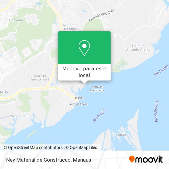 Ney Material de Construcao mapa