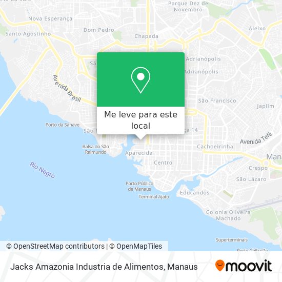 Jacks Amazonia Industria de Alimentos mapa