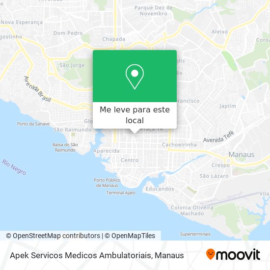 Apek Servicos Medicos Ambulatoriais mapa