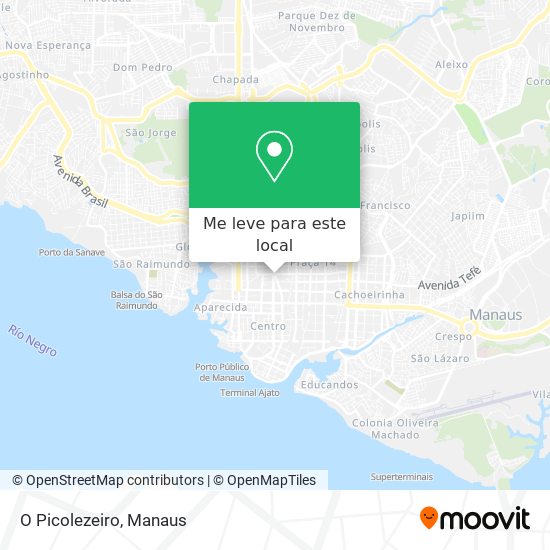 O Picolezeiro mapa