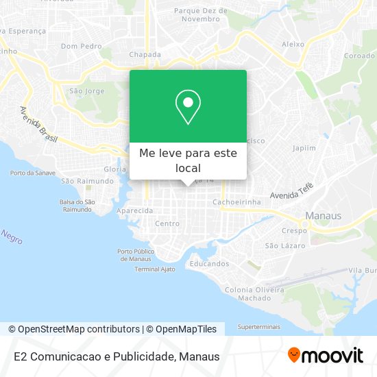 E2 Comunicacao e Publicidade mapa