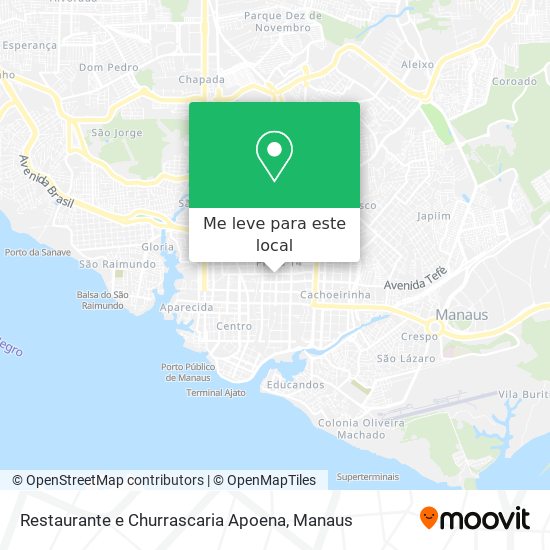 Restaurante e Churrascaria Apoena mapa