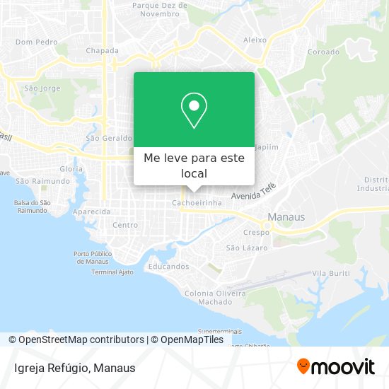 Igreja Refúgio mapa