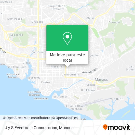J y S Eventos e Consultorias mapa