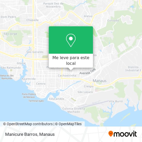 Manicure Barros mapa