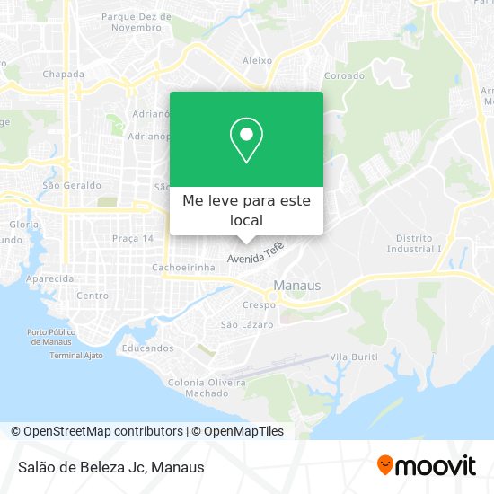 Salão de Beleza Jc mapa