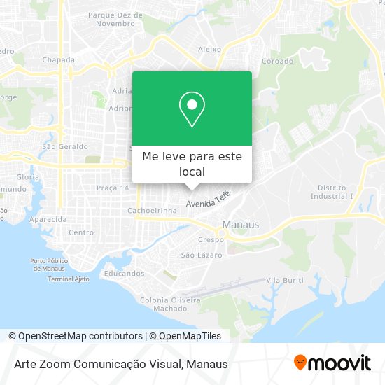 Arte Zoom Comunicação Visual mapa