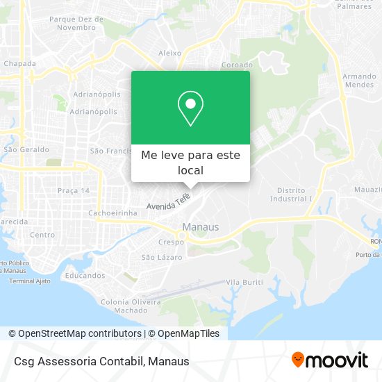 Csg Assessoria Contabil mapa