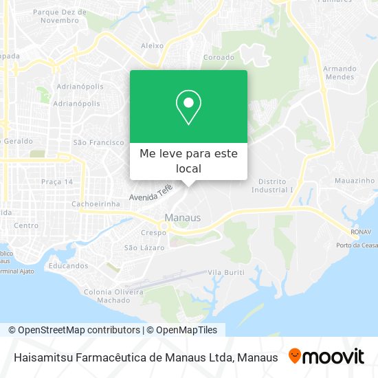 Haisamitsu Farmacêutica de Manaus Ltda mapa